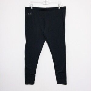 Under Armour Evo Coldgear Base Layer Leggings Womens L Black Outdoor New